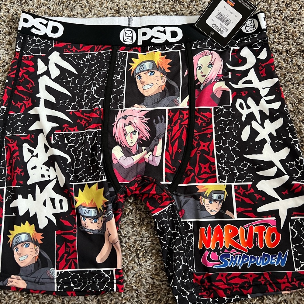 Brand new Naruto boxers with tag!